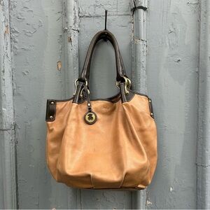 Tous Leather Shoulder Bag 16.5”x 11.5”x 6.5”